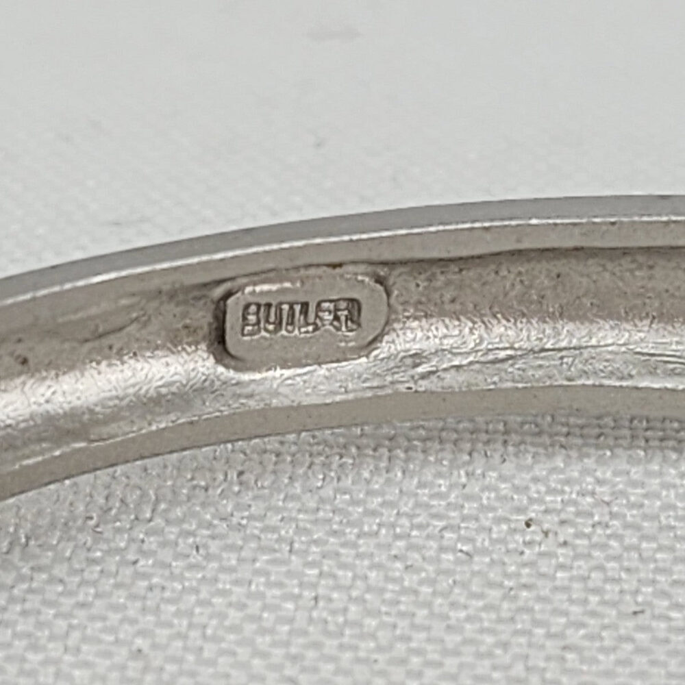 Butler Matt Silver Rhinestone Hinge Bracelet - Picture 7 of 8
